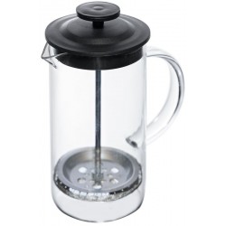 Cafeteira 400ml Prensa Francesa De Vidro Borossilicato E Tampa De Plástico Preta Lyon